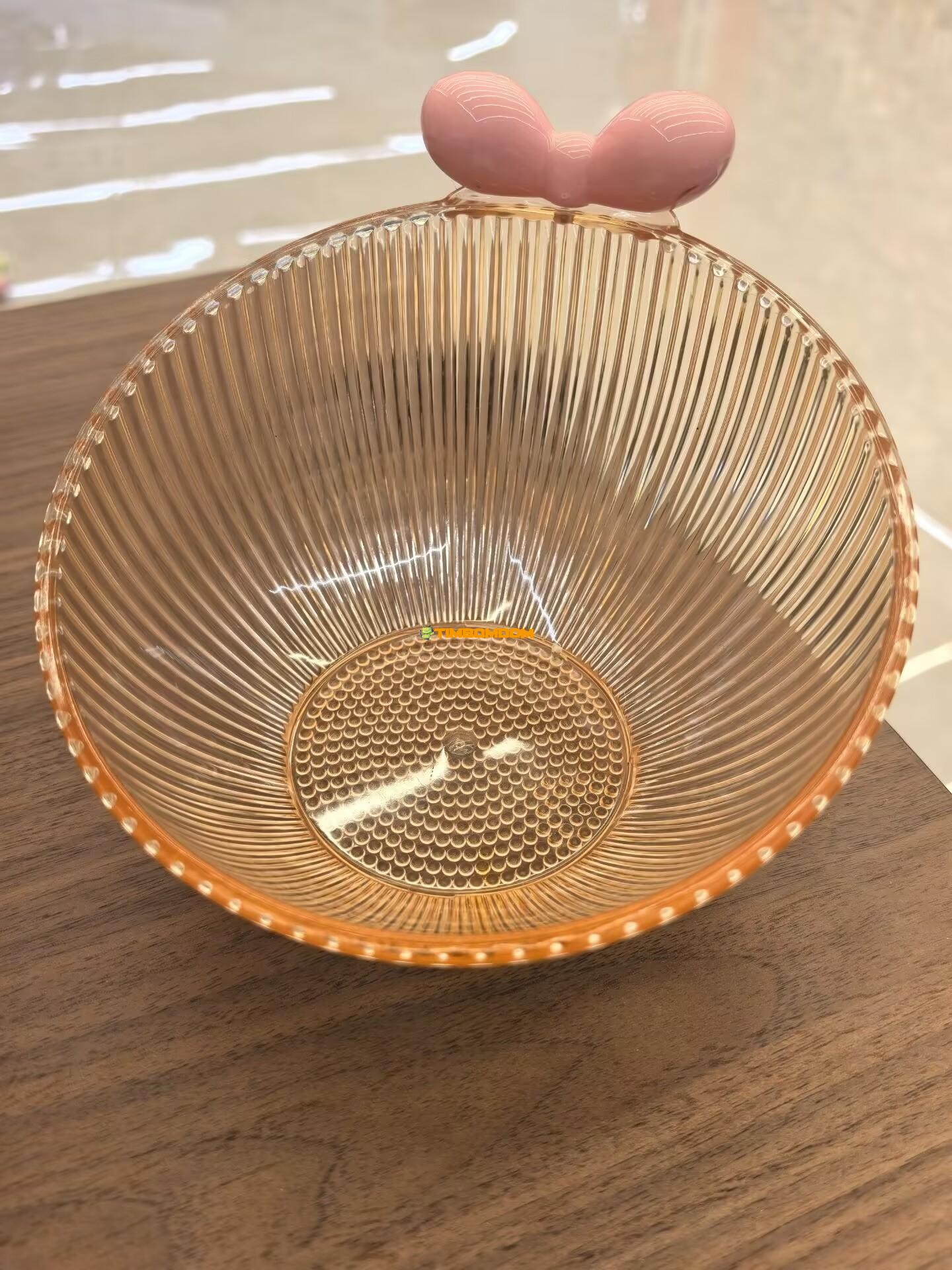 Plastic Bowl with Bow Decoration Plastic Bowl with Bow Decoration