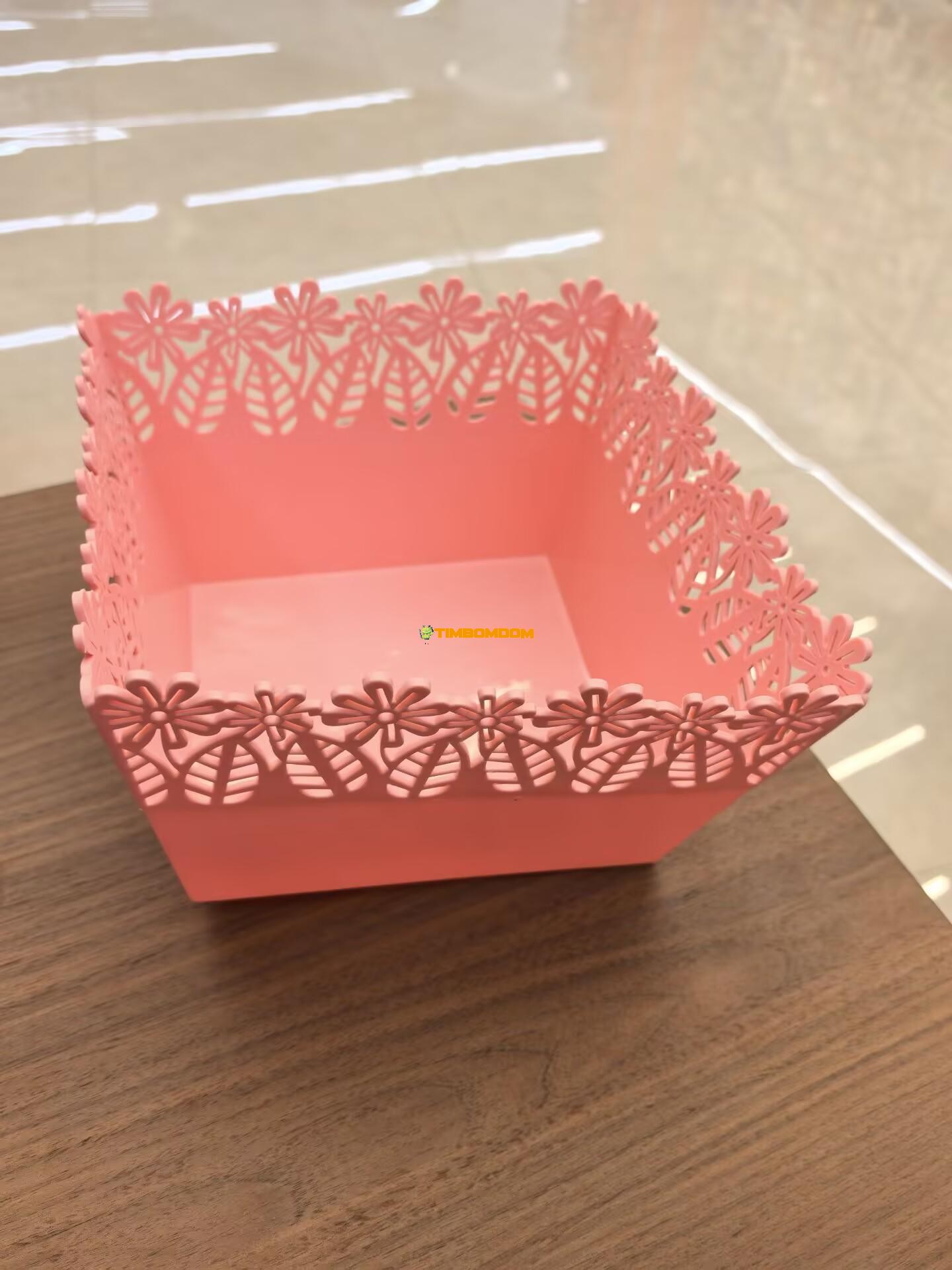 Plastic Lace Design Storage Basket Plastic Lace Design Storage Basket