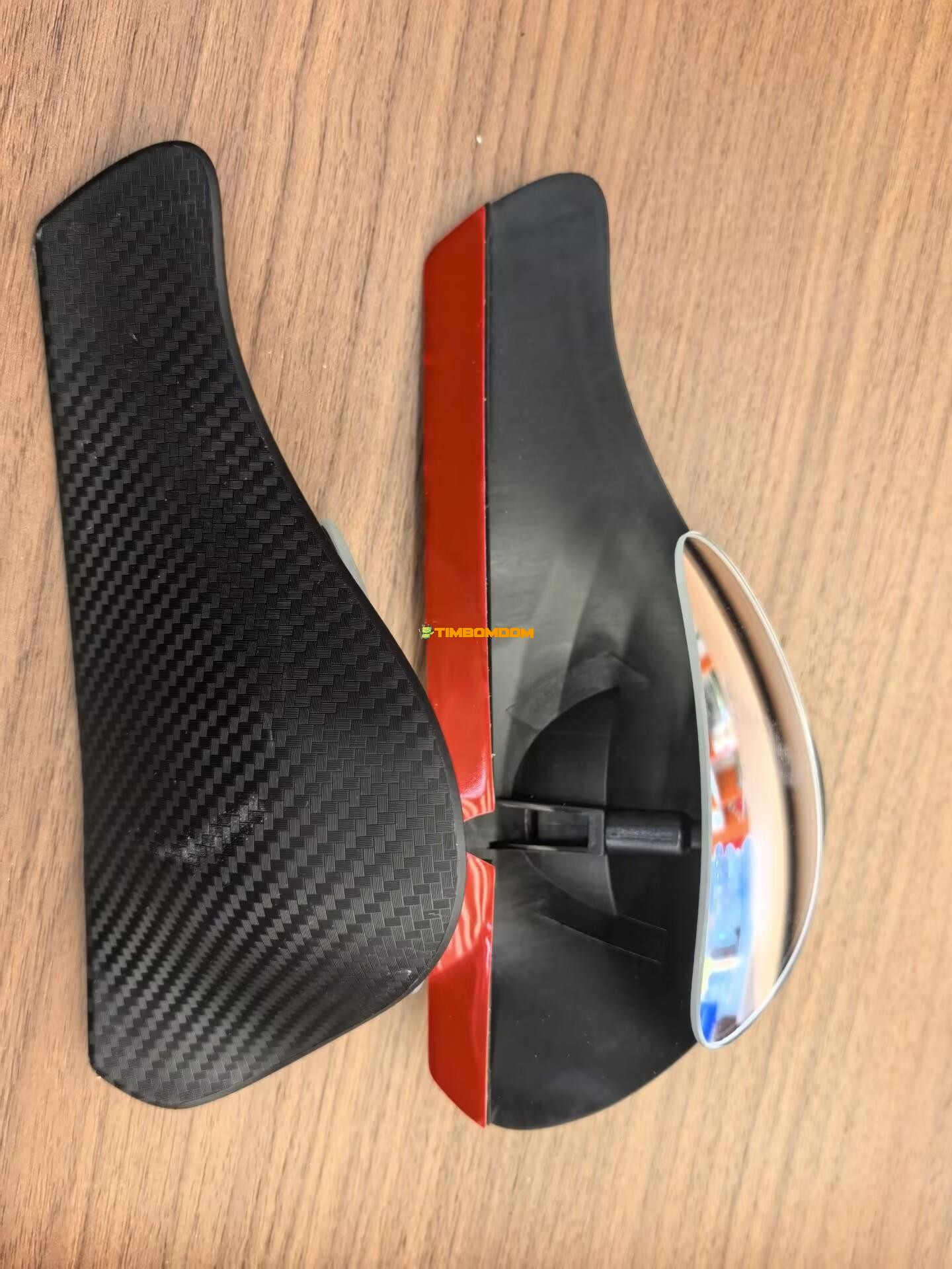 Rain visor mirror Rain visor mirror