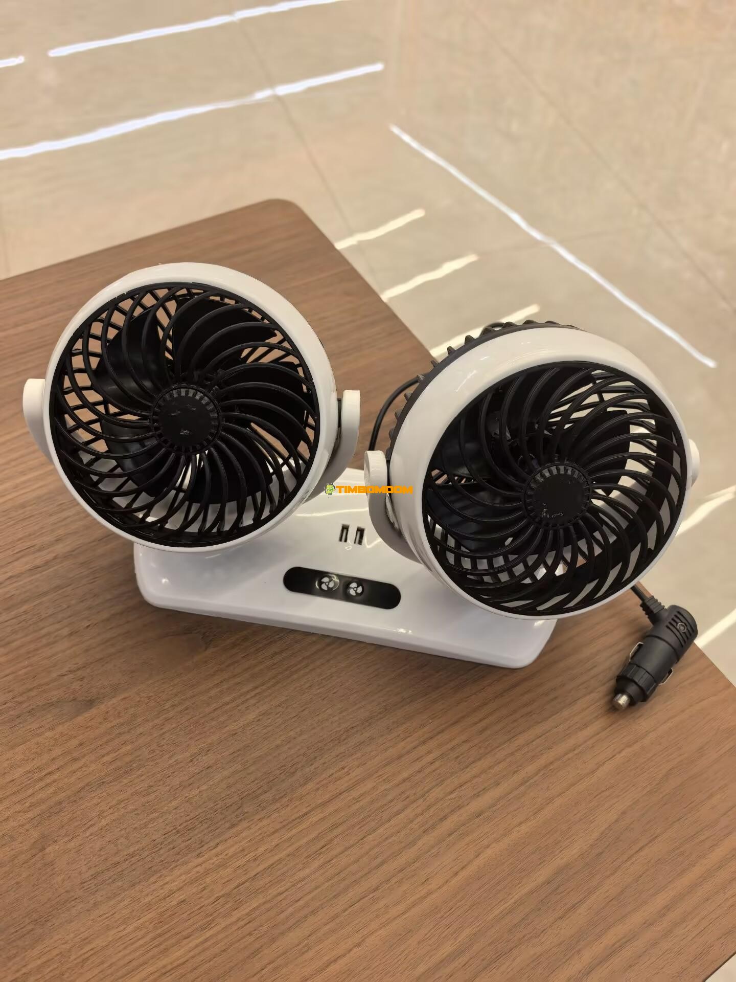 12V/24V double heads vehicle fan 12V/24V double heads vehicle fan