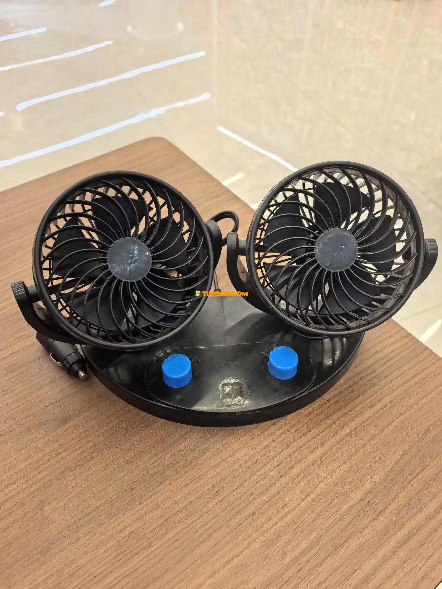 12V/24V double heads vehicle fan 12V/24V double heads vehicle fan