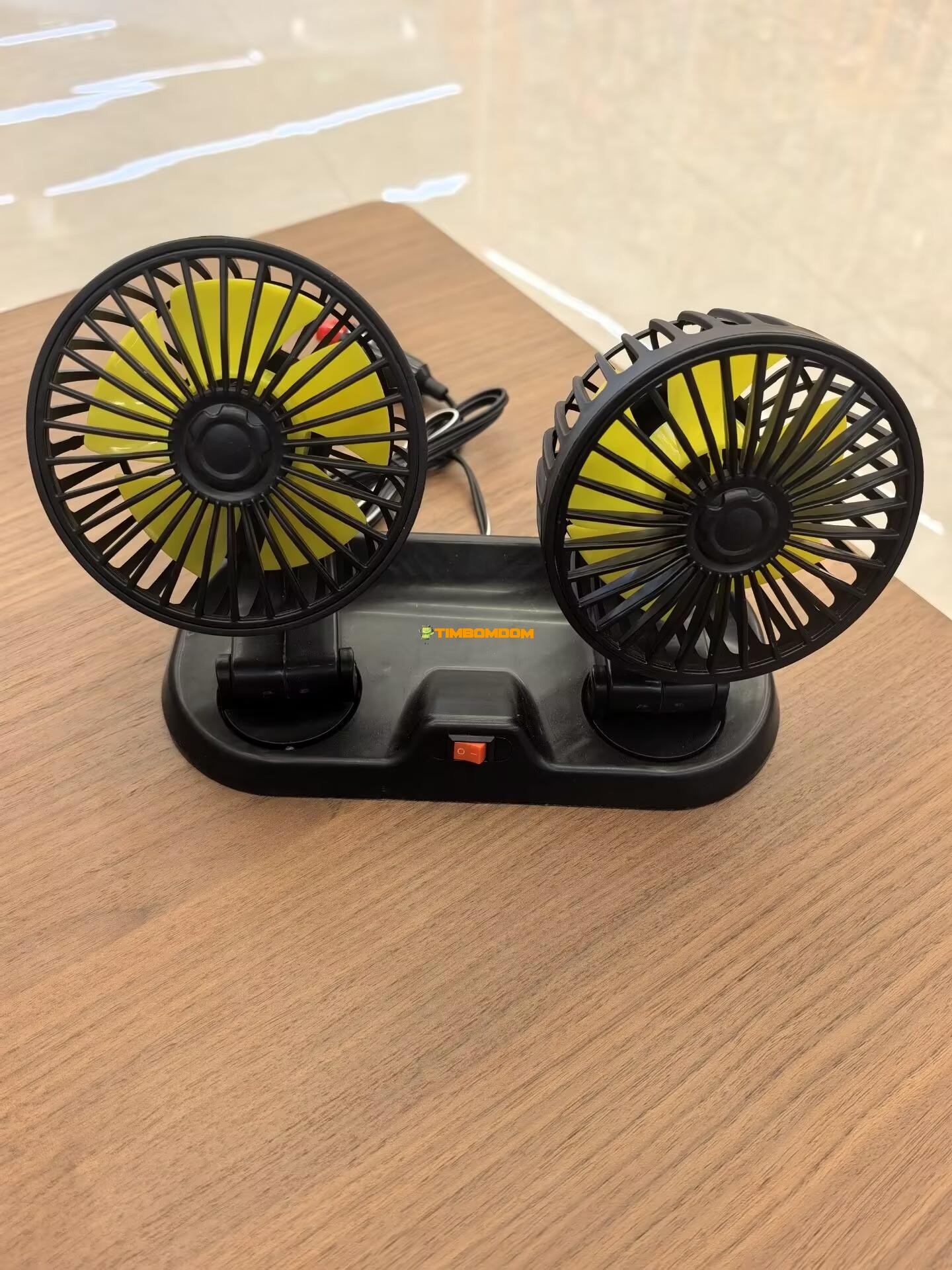 12V/24V double heads vehicle fan 12V/24V double heads vehicle fan