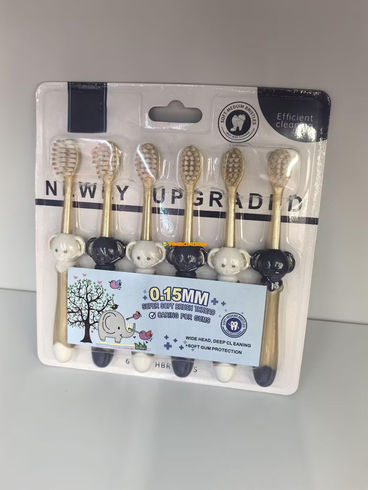 6pcs elephant toothbrush 6pcs elephant toothbrush