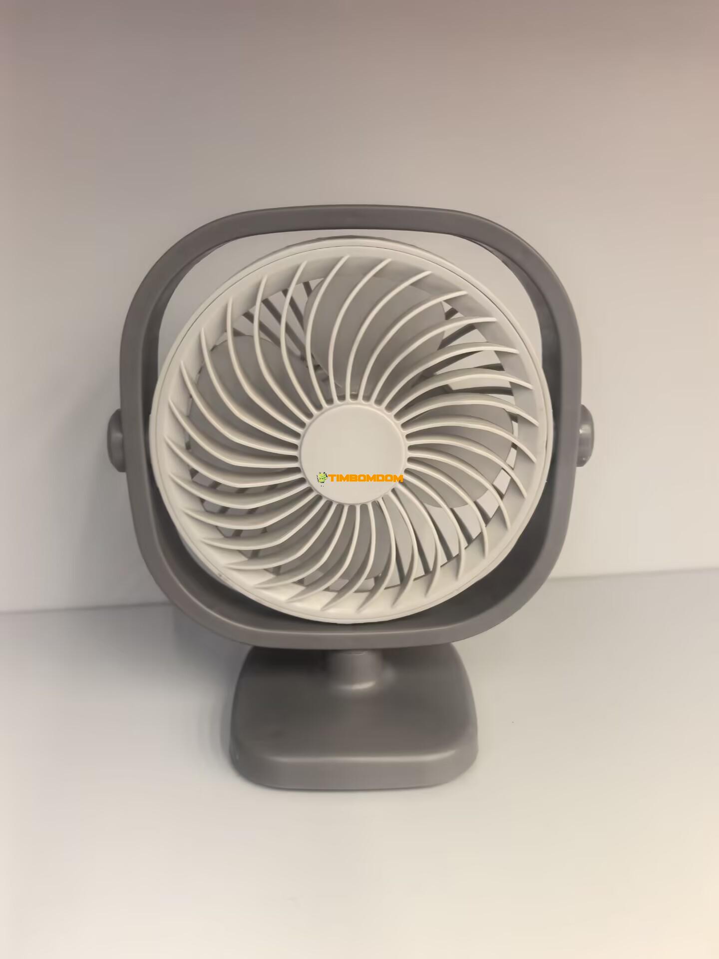 Square Small Table Fan with Light Square Small Table Fan with Light