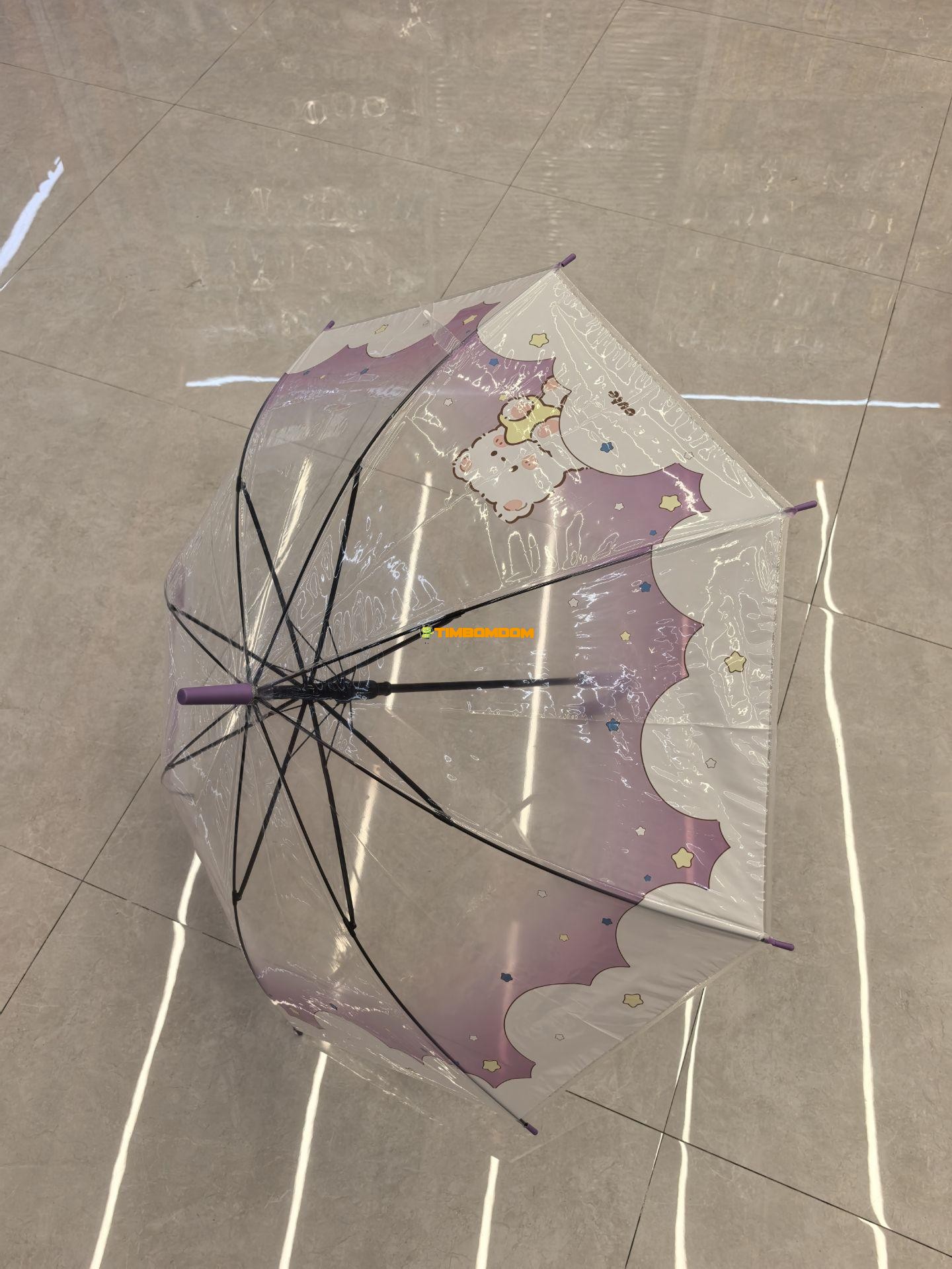 Transparent cartoon umbrella Transparent cartoon umbrella