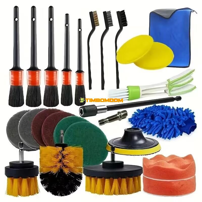 Car Cleaning Brush Kit 27pcs Car Cleaning Brush Kit 27pcs
