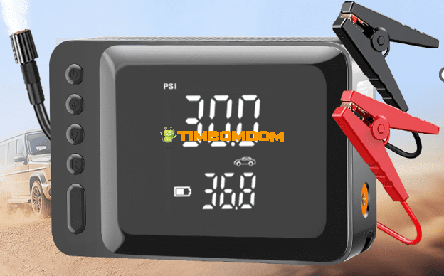 Car air pump, power bank, and emergency power supply all in one Car air pump, power bank, and emergency power supply all in one