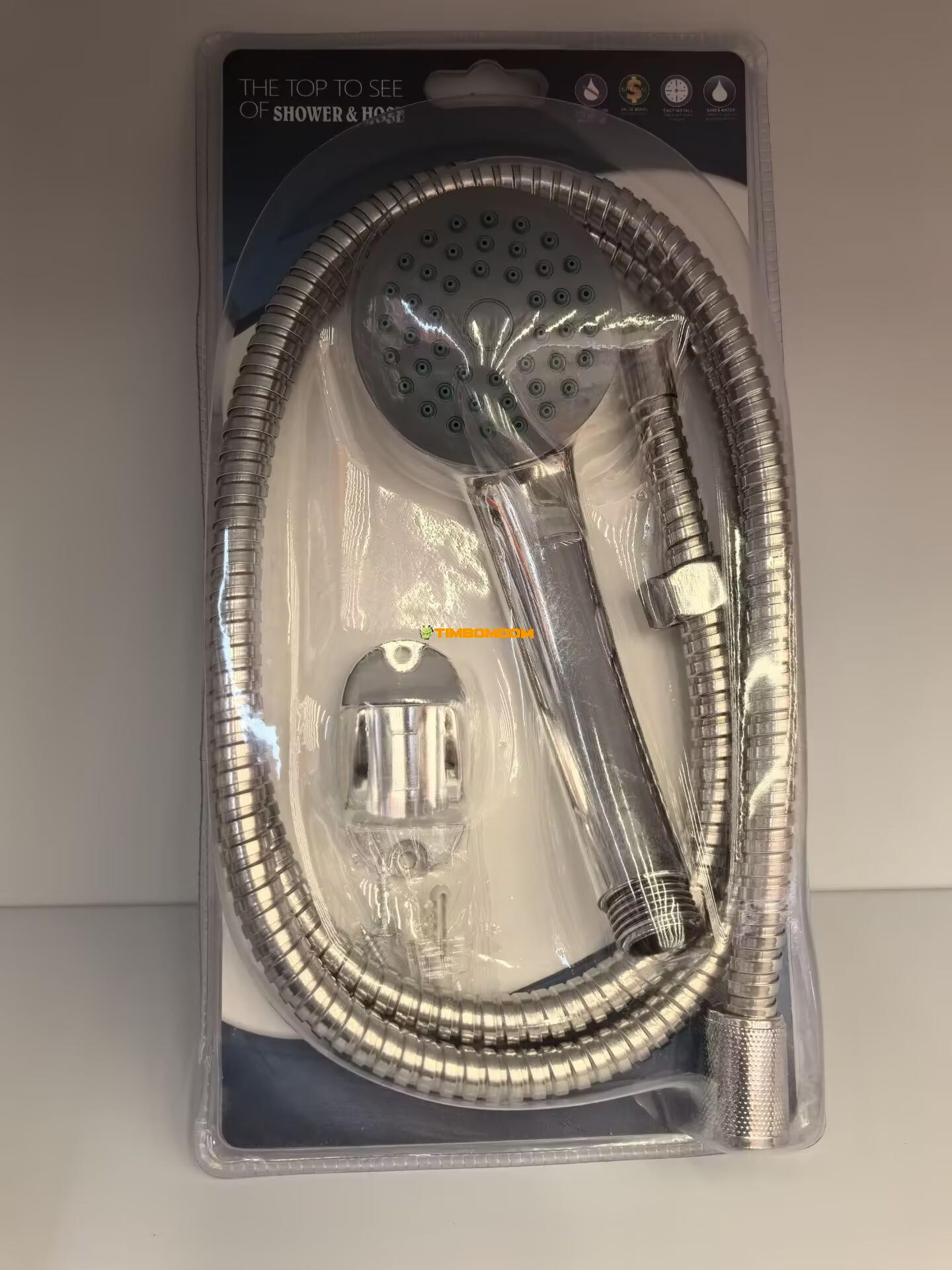 Shower nozzle and hose set Shower nozzle and hose set