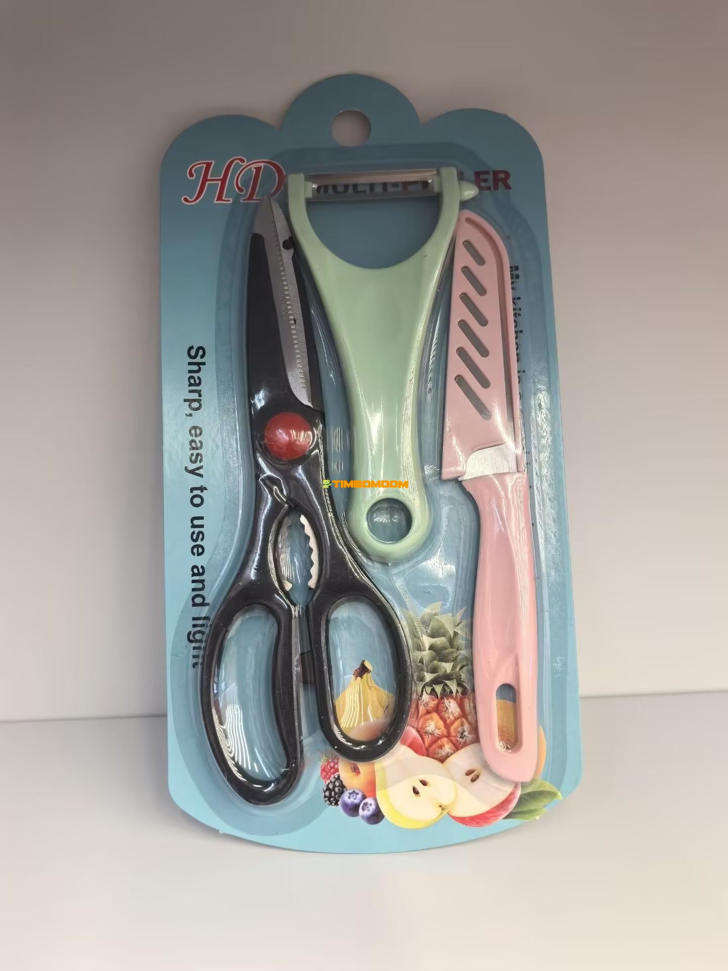 Peeler knife and scissor Peeler knife and scissor