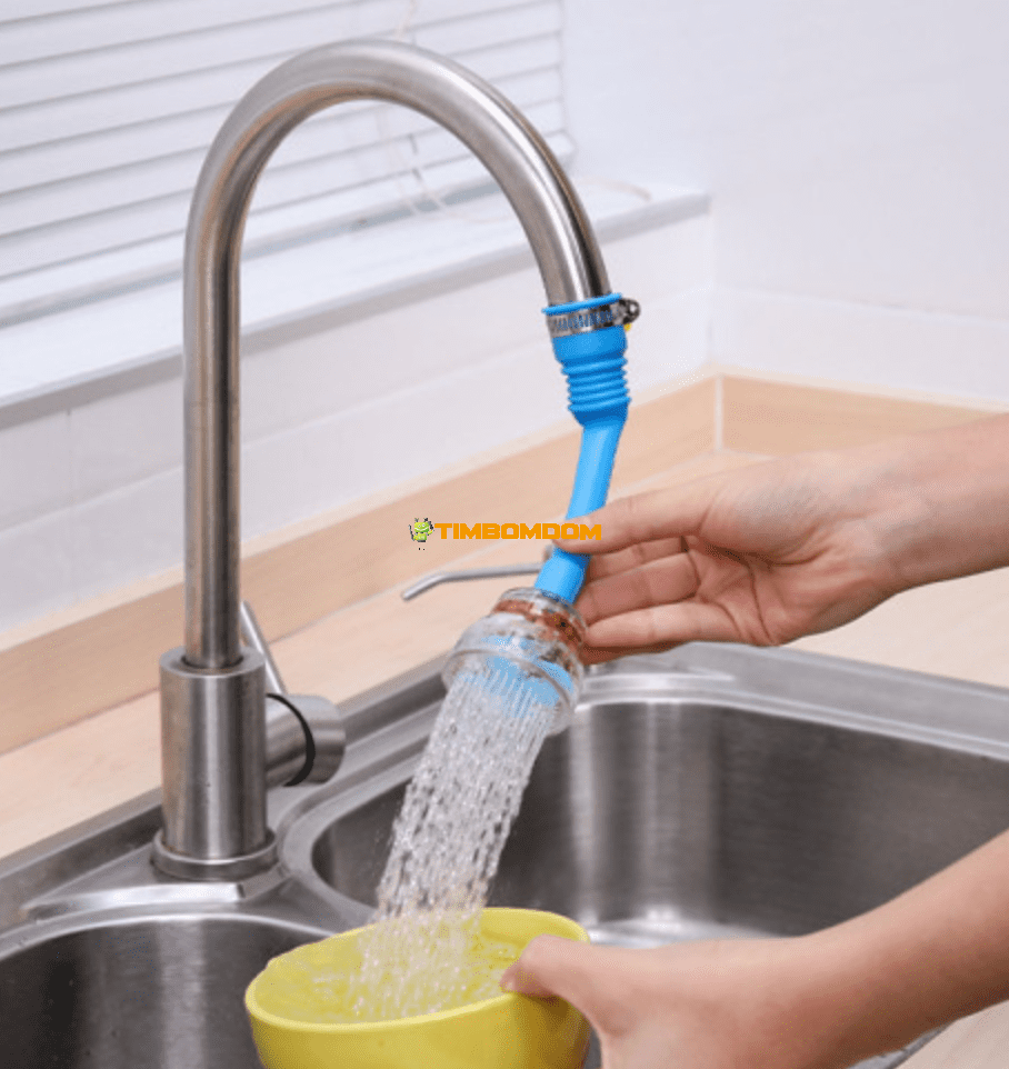Retractable faucet filter Retractable faucet filter