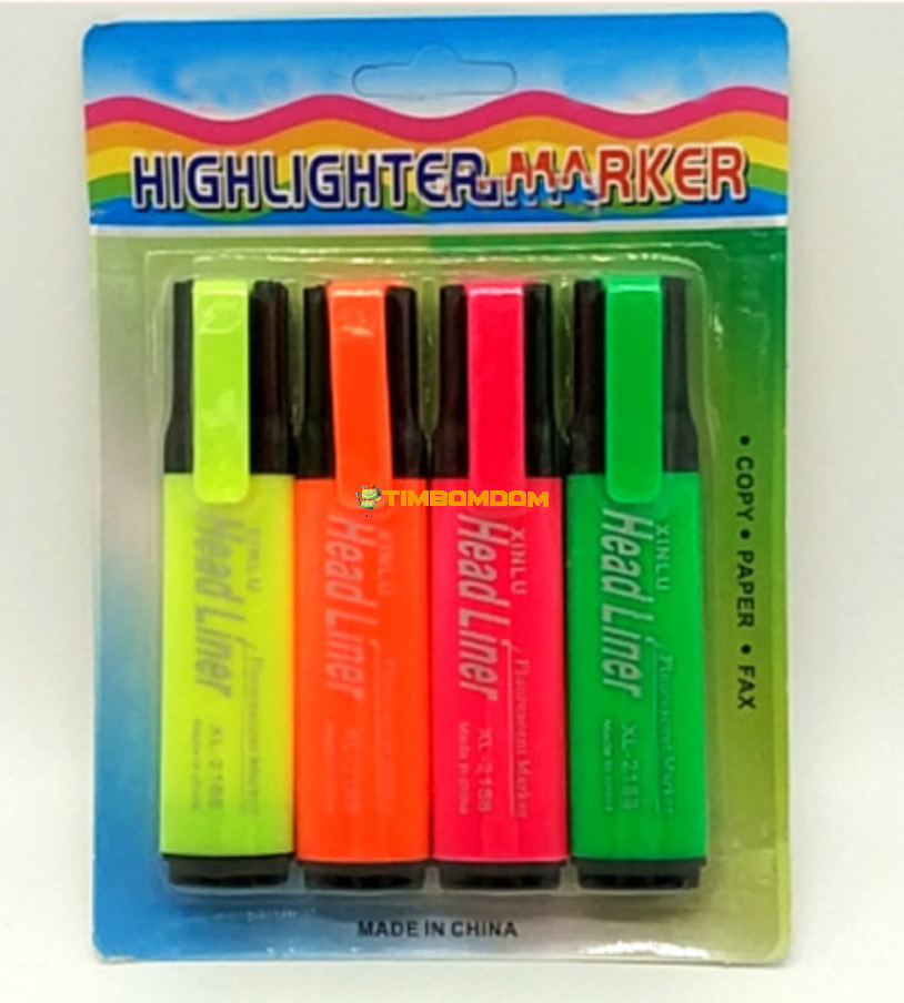 Highlighter 4pcs Highlighter 4pcs