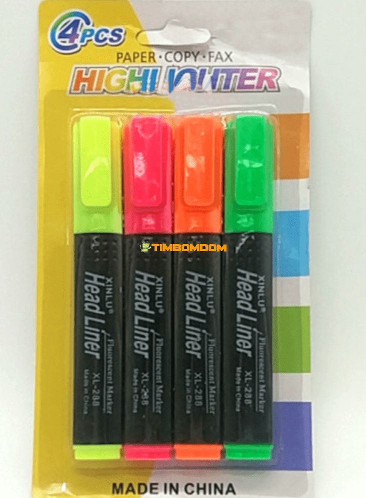 Highlighter 4pcs Highlighter 4pcs