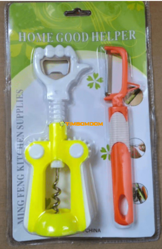 Bottle opener peeler set Bottle opener peeler set