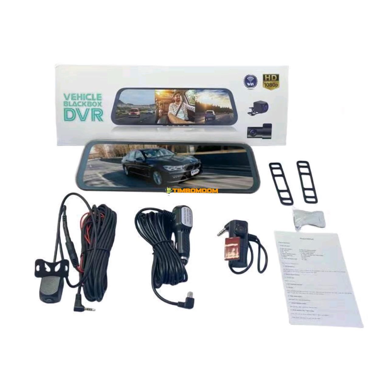 10 Inch Rearview Mirror Three Lens WiFi Recorder 10 Inch Rearview Mirror Three Lens WiFi Recorder