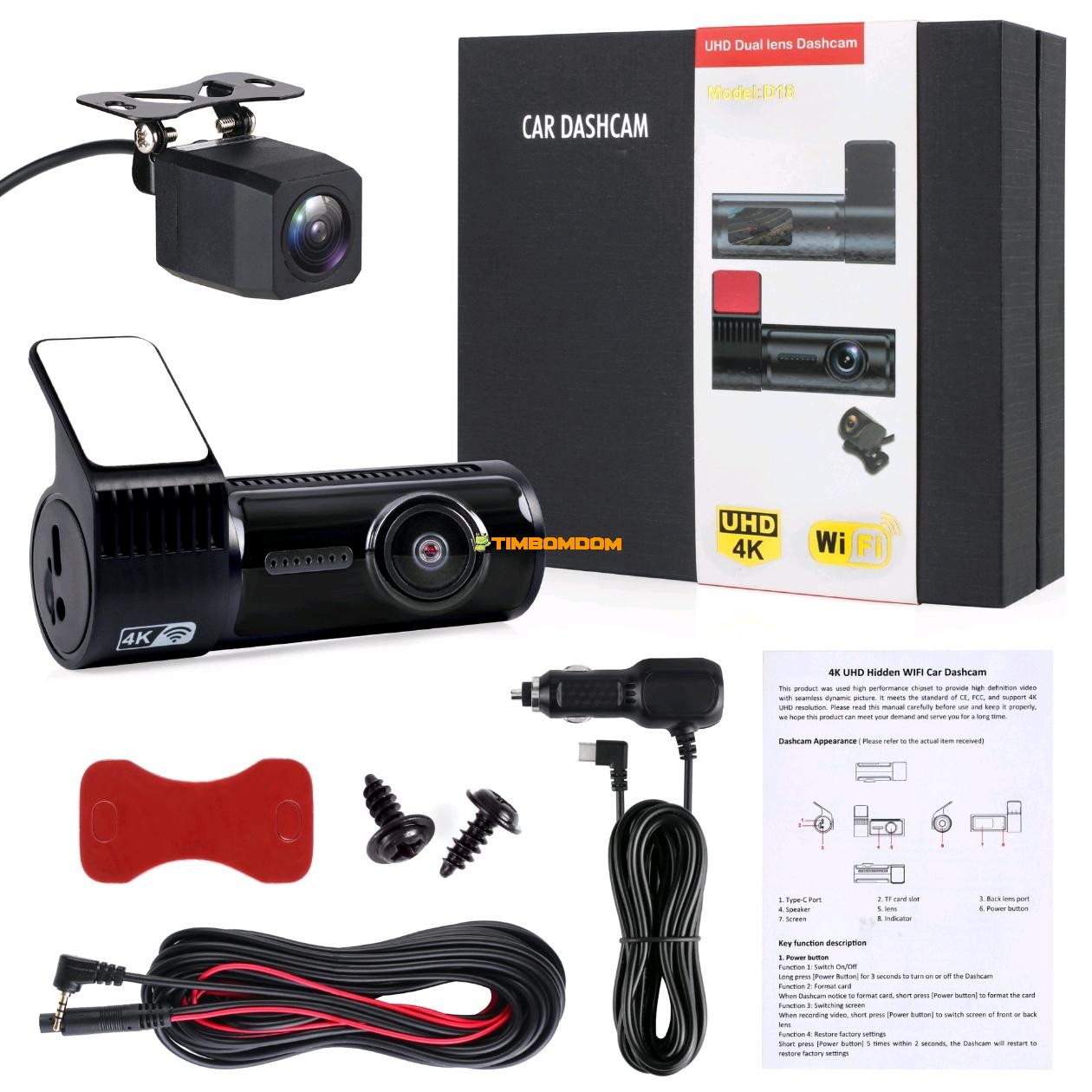 4K Ultra HD WiFi Dual Record Lipstick Machine 4K Ultra HD WiFi Dual Record Lipstick Machine