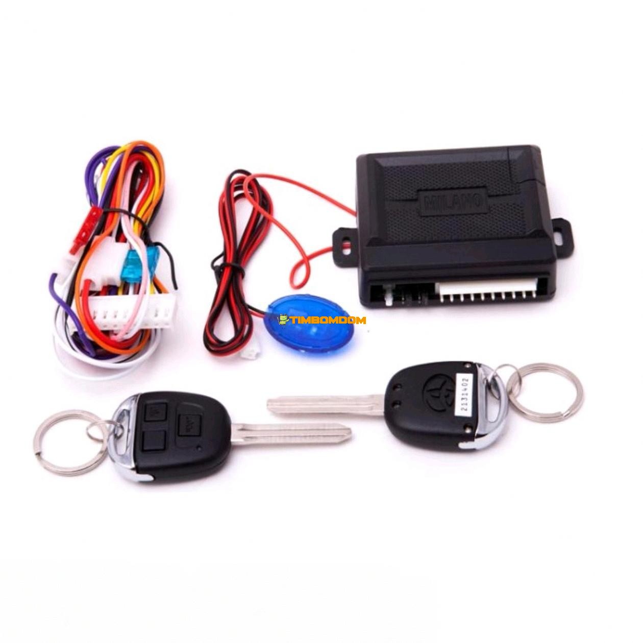 Milano Modified Car Alarm Dual Remote Keyless Entry System Milano Modified Car Alarm Dual Remote Keyless Entry System