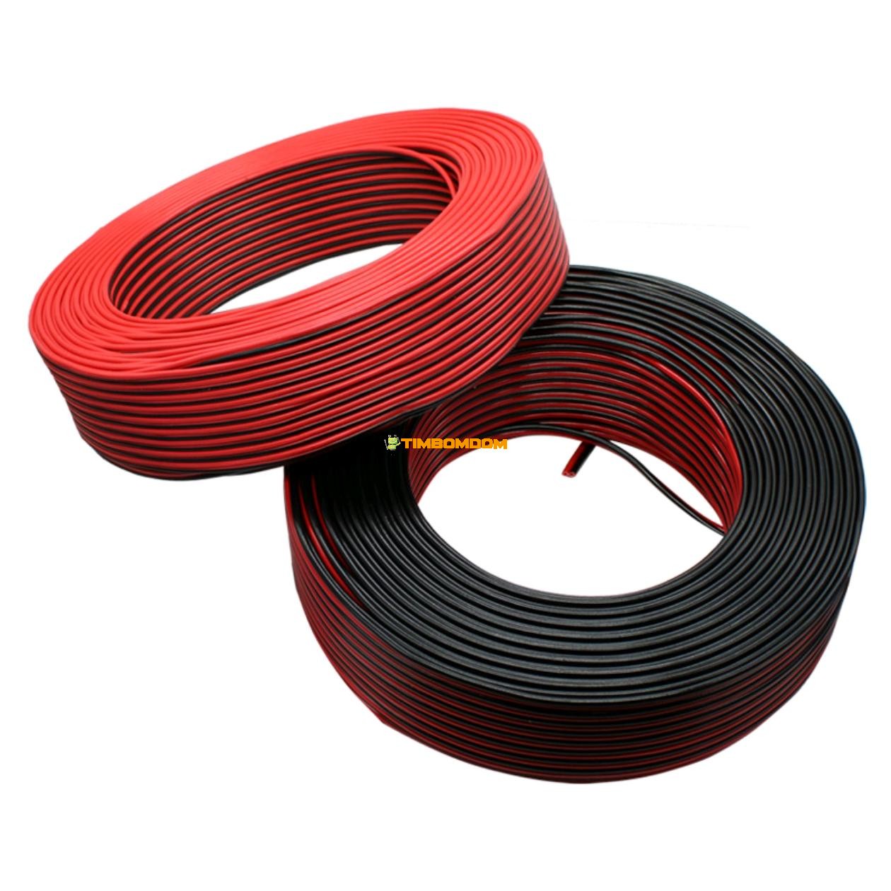 Red Black Wire RVB2 Core Speaker Cable Red Black Wire RVB2 Core Speaker Cable