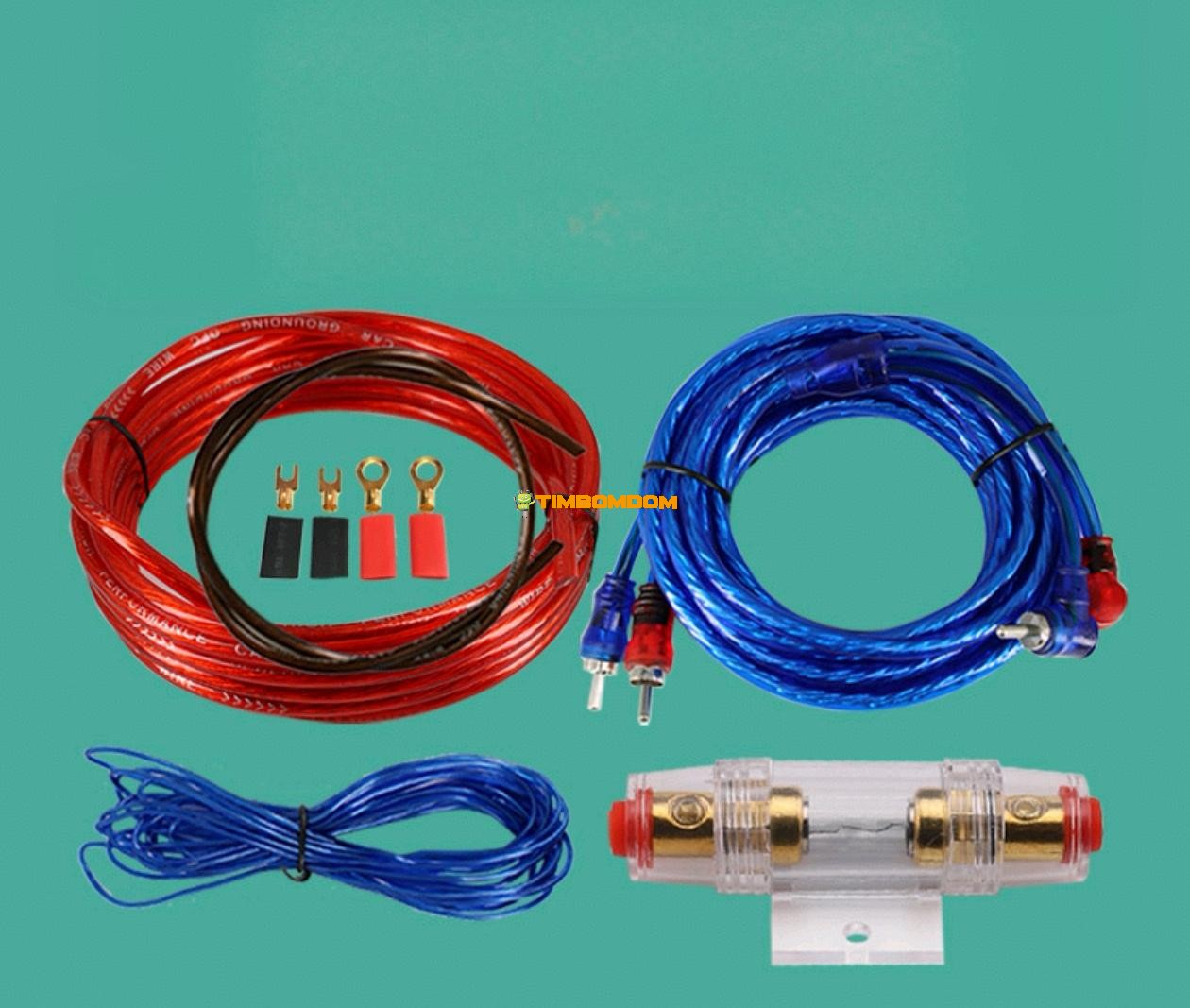 Car Audio Kit Cable Subwoofer Amplifier Connect Wire Car Audio Kit Cable Subwoofer Amplifier Connect Wire