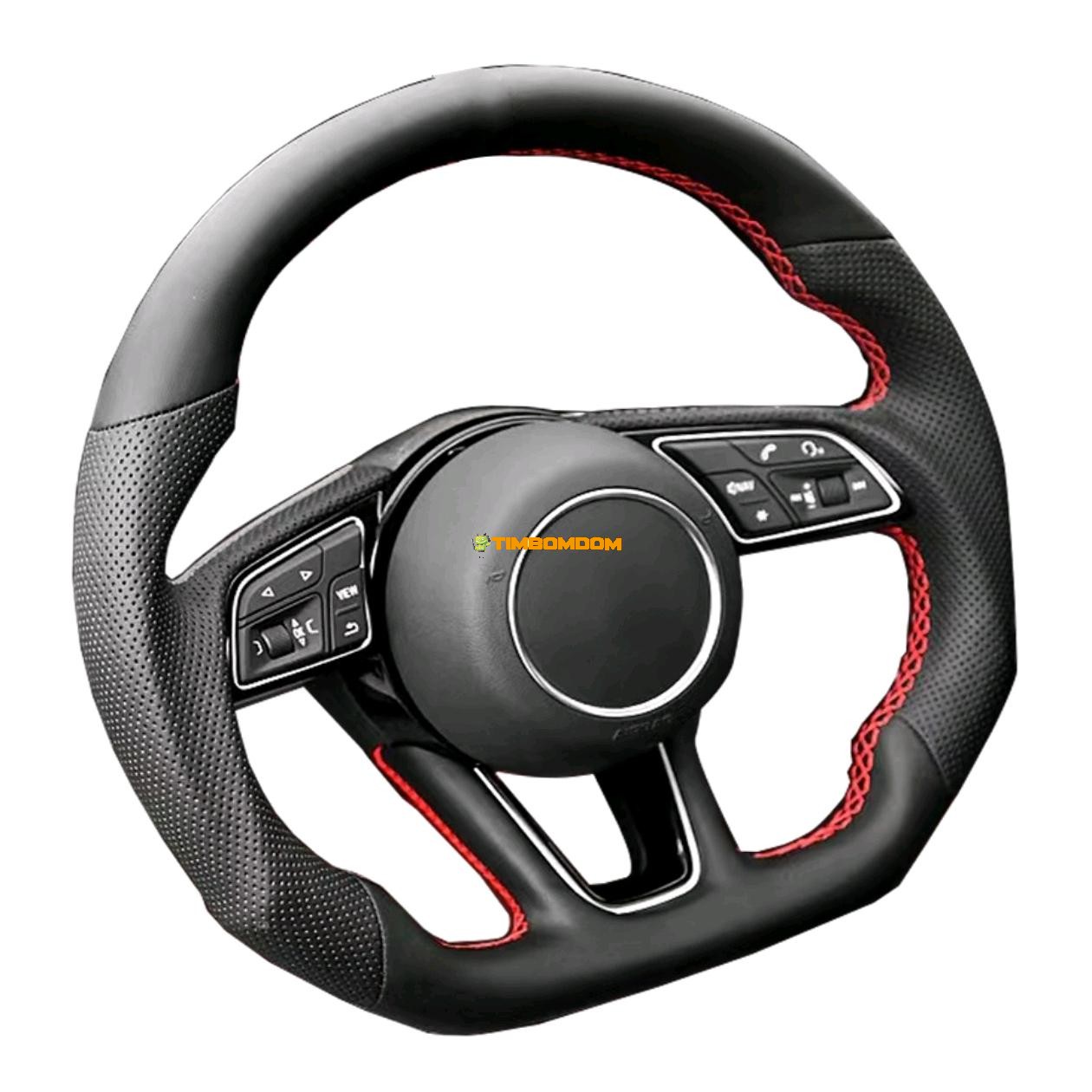 Audi A4L Flat Bottom Sport Leather Steering Wheel Audi A4L Flat Bottom Sport Leather Steering Wheel