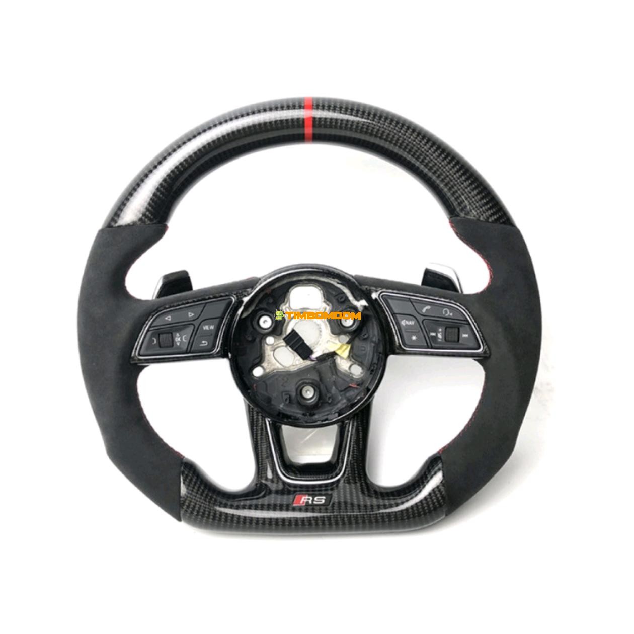 Audi A/Q Series Carbon Fiber Steering Wheel Processing Audi A/Q Series Carbon Fiber Steering Wheel Processing