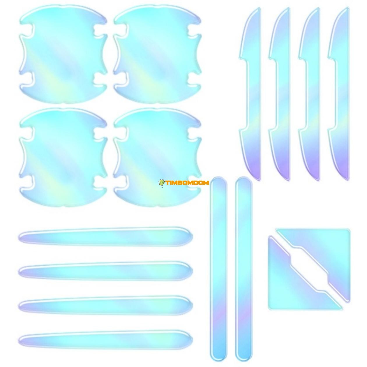 Car Door Anti-Collision Strip Door Bowl Handle Protective Sticker Luminous Car Door Anti-Collision Strip Door Bowl Handle Protective Sticker Luminous