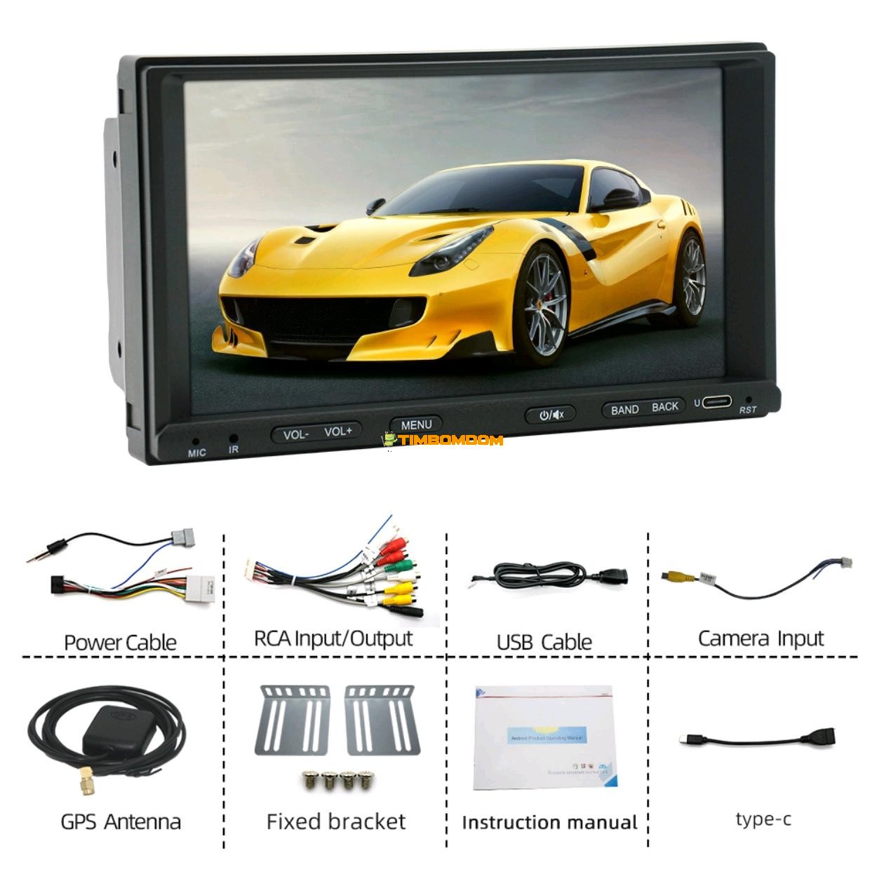 7 Inch Nissan Button Type Type-C Android Navigation 7 Inch Nissan Button Type Type-C Android Navigation