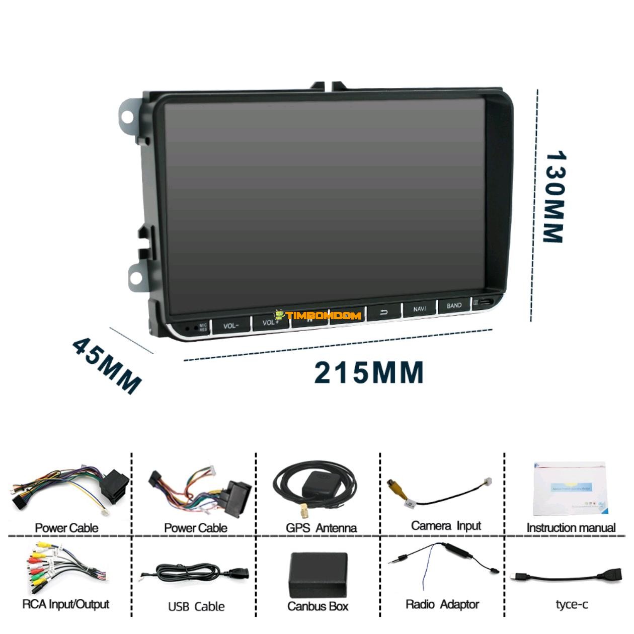 9 Inch VW Universal Type-C Android Navigation 9 Inch VW Universal Type-C Android Navigation