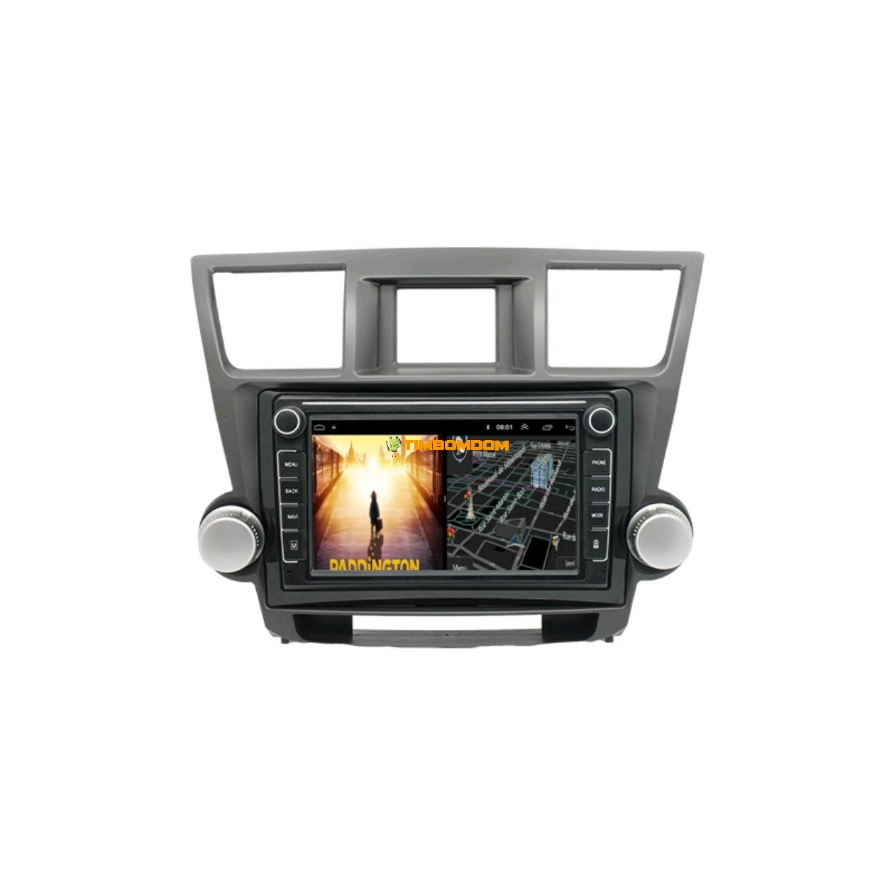 09-12 Models Toyota Highlander Android Car Navigation 09-12 Models Toyota Highlander Android Car Navigation