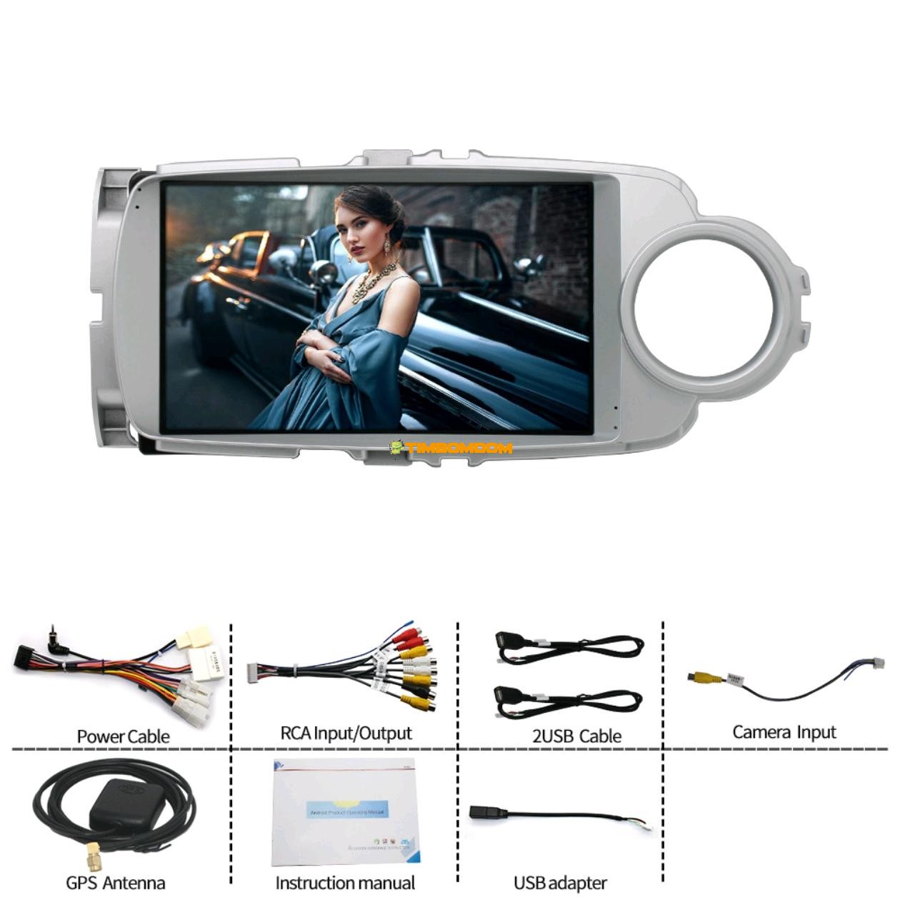 12-17 Models Toyota Yaris 9 Inch Android Navigation 12-17 Models Toyota Yaris 9 Inch Android Navigation