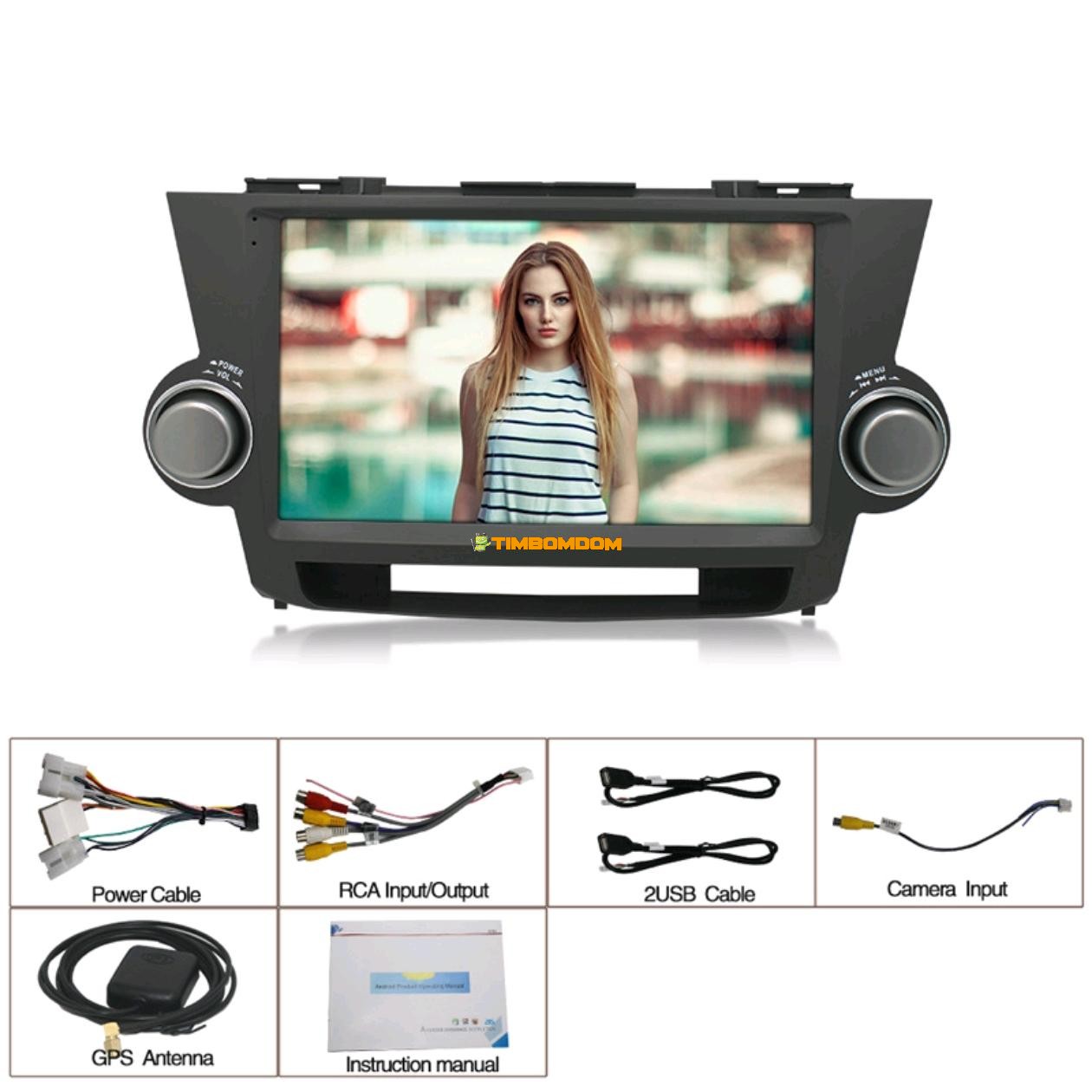 Toyota Highlander Android Car Navigation All In One Toyota Highlander Android Car Navigation All In One