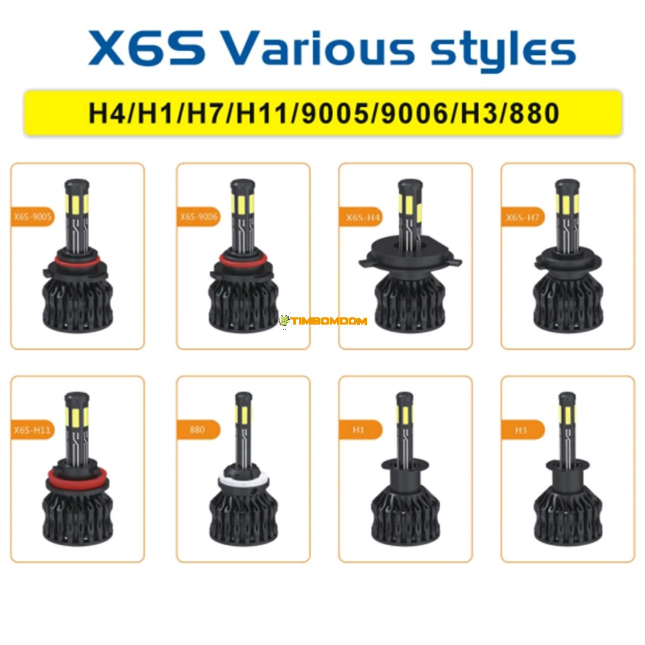 6/8/12 Sided Super Bright LED Car Headlight 6/8/12 Sided Super Bright LED Car Headlight