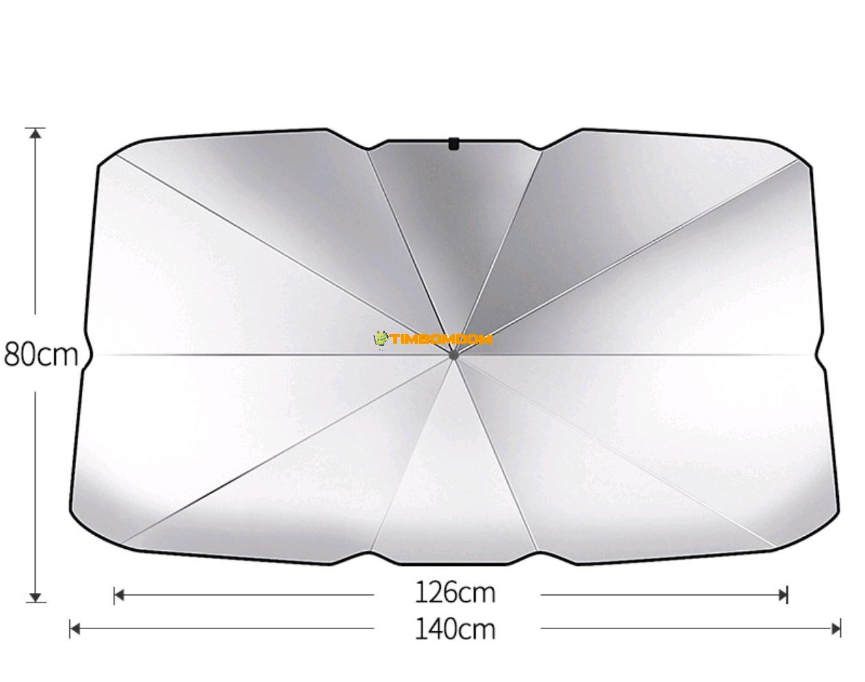 Car Sunshade Umbrella Front Gear Applicable to Tesla Summer Supplies Car Sunshade Umbrella Front Gear Applicable to Tesla Summer Supplies