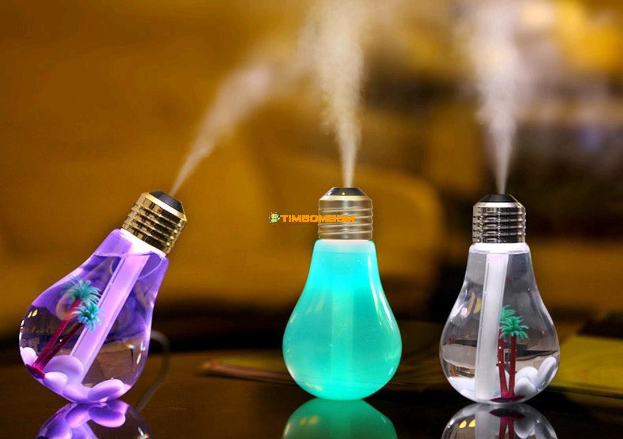Bulb Humidifier Creative Gift USB Colorful Night Light Bulb Humidifier Creative Gift USB Colorful Night Light