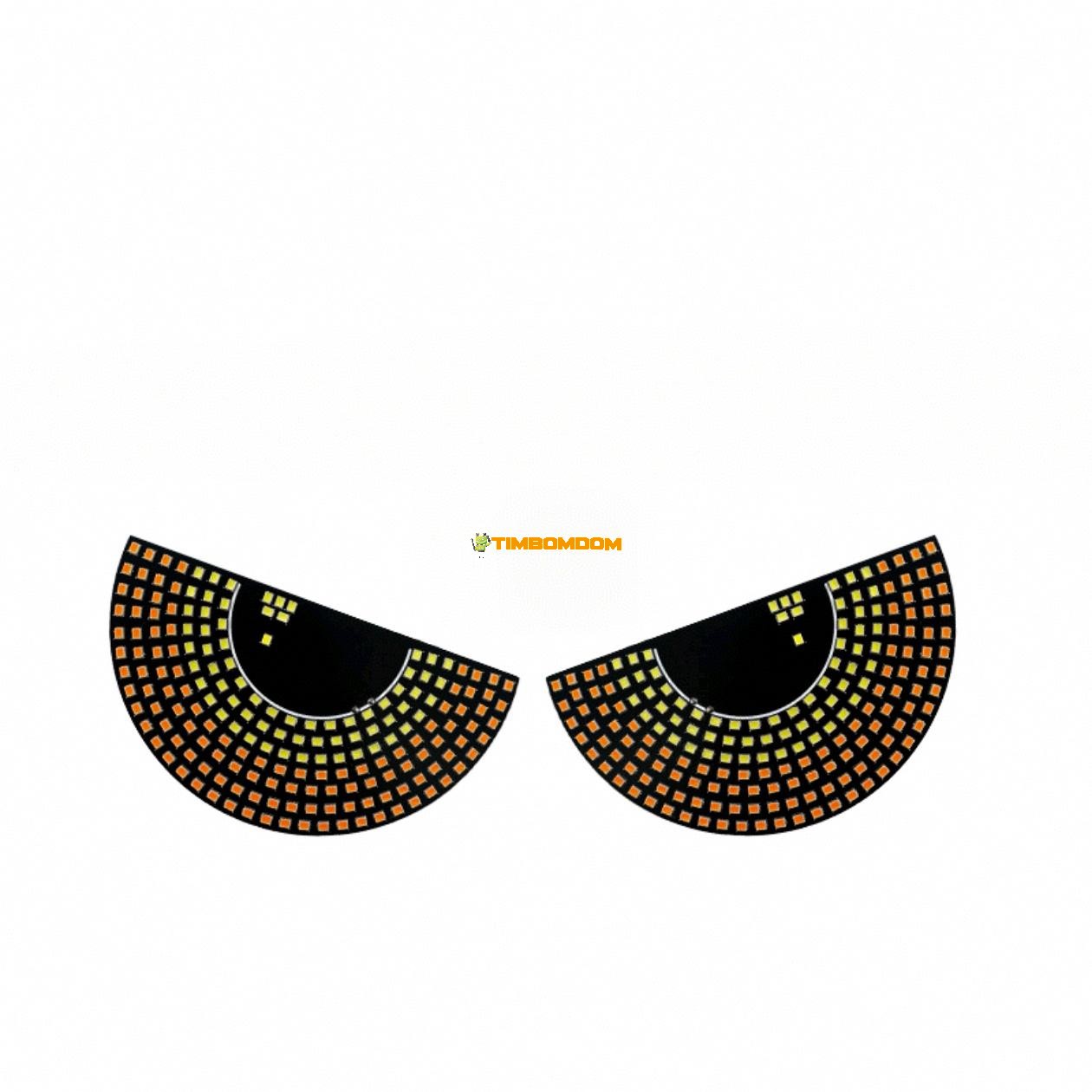 Car USB Devil Eye LED Light Decoration Car USB Devil Eye LED Light Decoration