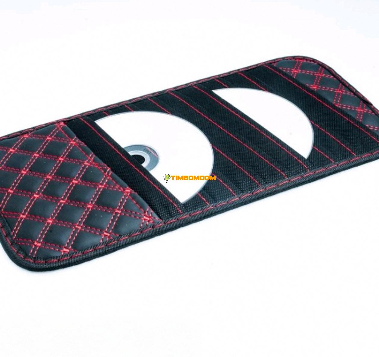 Factory Direct Sales Car Red Wine Plush CD Board Sunshade Factory Direct Sales Car Red Wine Plush CD Board Sunshade