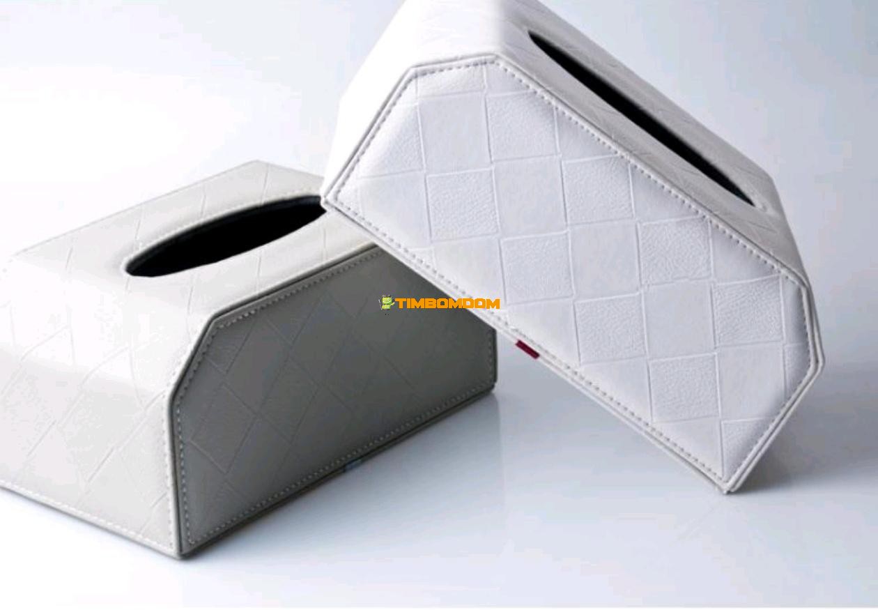 High-End Leather Tissue Box European Creative Leather Home Car High-End Leather Tissue Box European Creative Leather Home Car