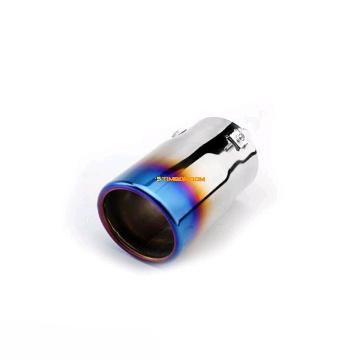 Factory Direct Sales Sample Customization Car Modified Baked Blue Tail Throat Factory Direct Sales Sample Customization Car Modified Baked Blue Tail Throat