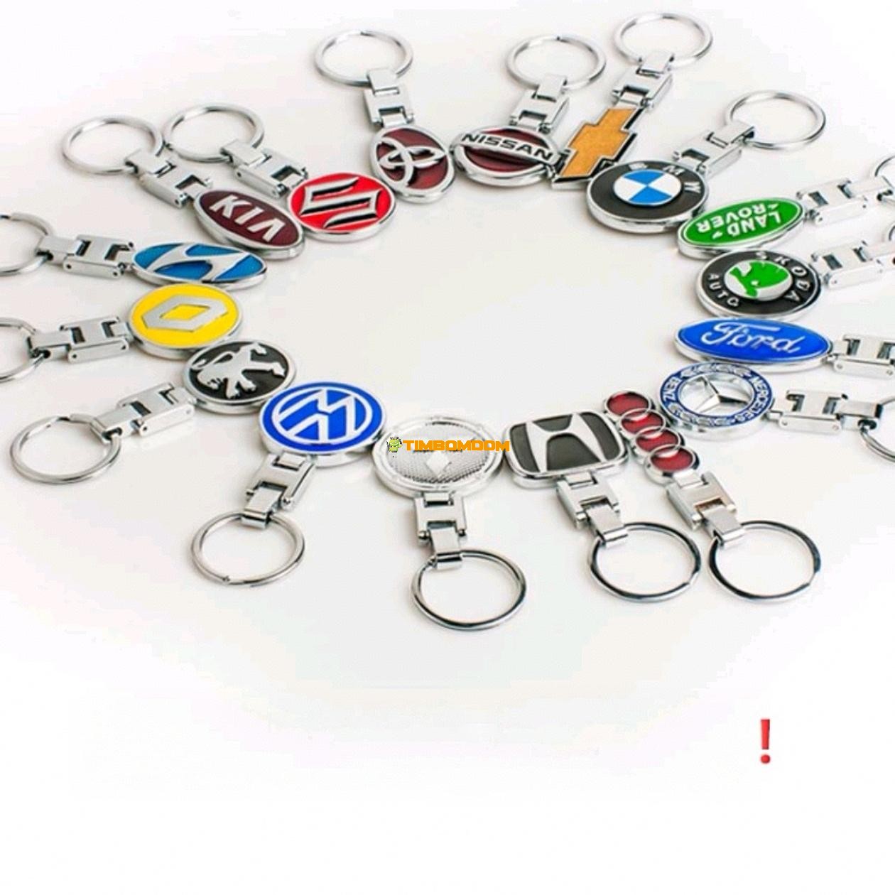 Electroplated Car Logo Keychain Key Ring Ornament 4s Store Electroplated Car Logo Keychain Key Ring Ornament 4s Store