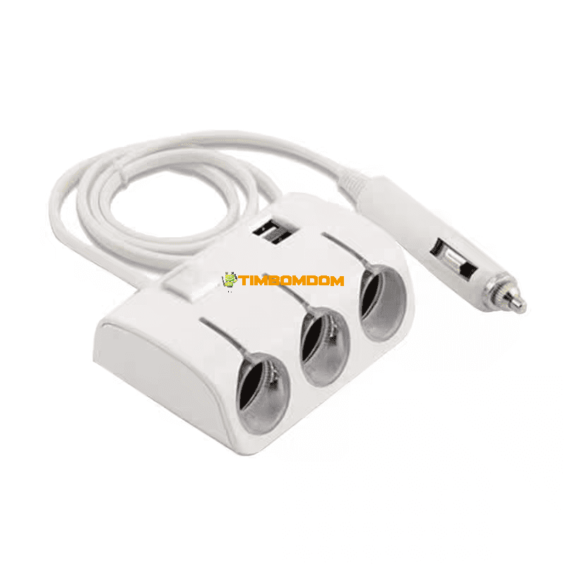 Car Supplies Car Cigarette Lighter One for Three USB Charger Car Supplies Car Cigarette Lighter One for Three USB Charger