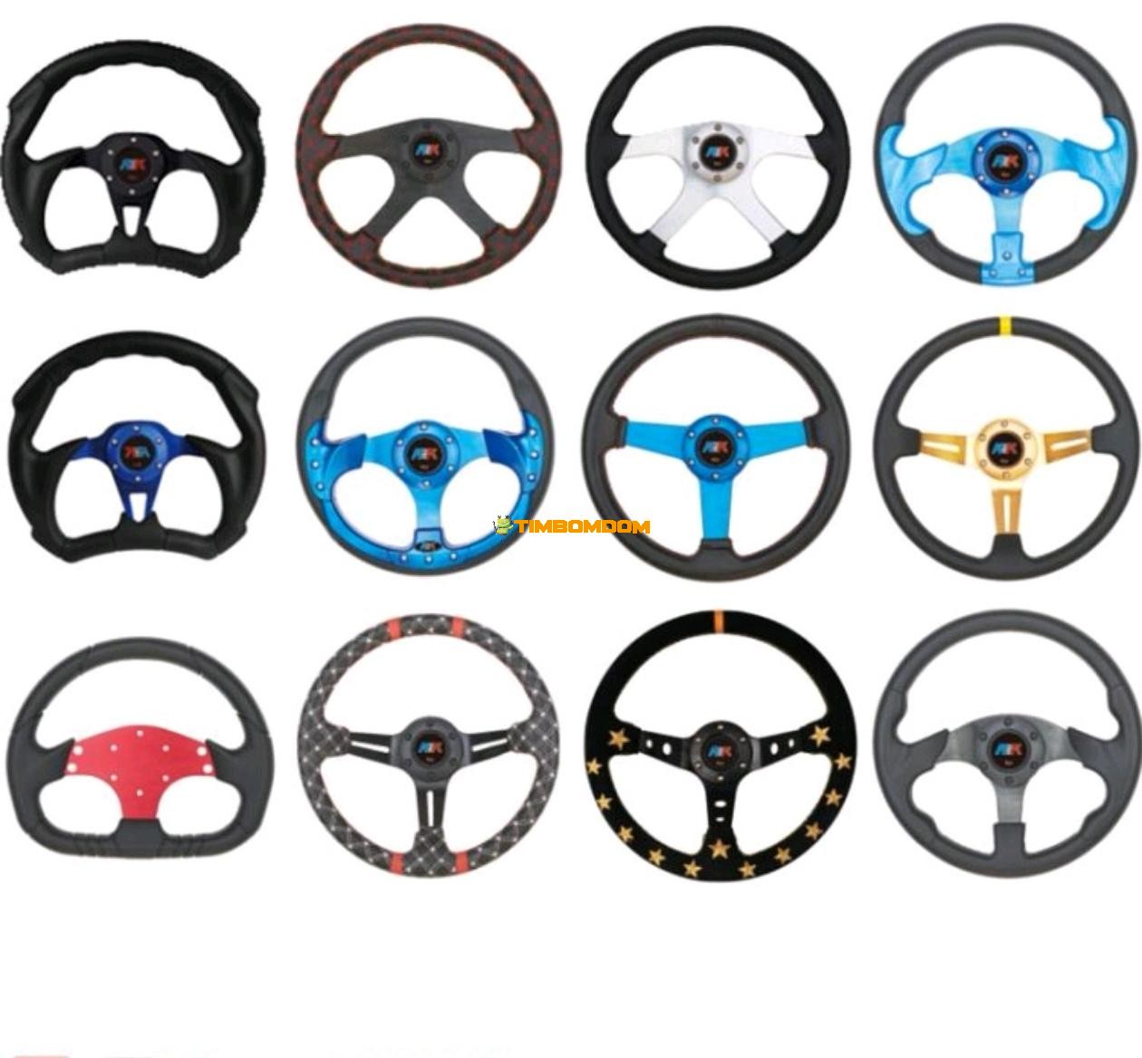 Universal Car Modification Steering Wheel PU Racing Steering Wheel 350MM Universal Car Modification Steering Wheel PU Racing Steering Wheel 350MM