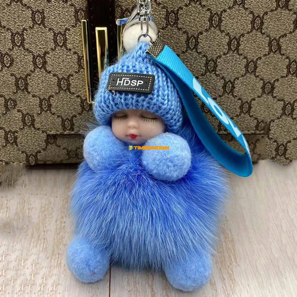 Car Key Pendant Couple Doll Plush Sleeping Doll Car Key Pendant Couple Doll Plush Sleeping Doll