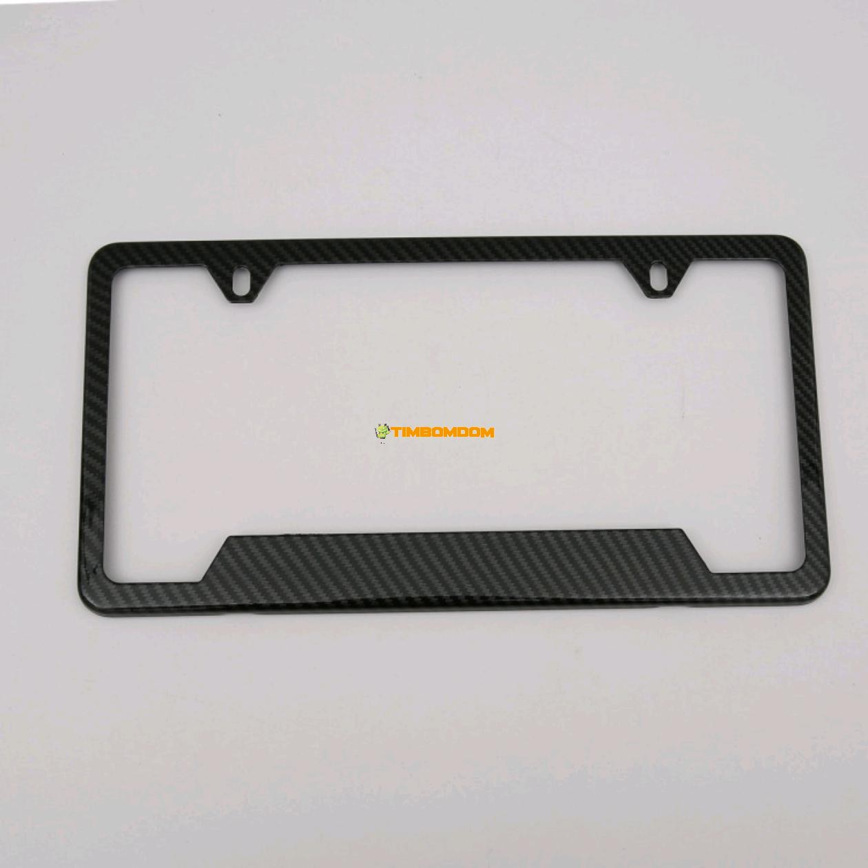 Car Supplies Carbon Fiber License Plate Frame Texture Black Car Supplies Carbon Fiber License Plate Frame Texture Black