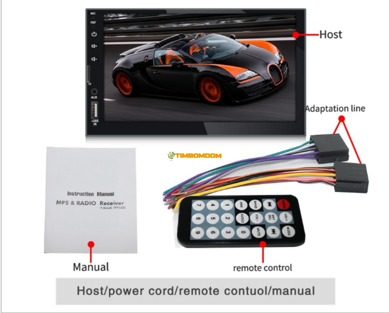 New Car High Definition 7 Inch MP5 Player Bluetooth Radio Universal New Car High Definition 7 Inch MP5 Player Bluetooth Radio Universal