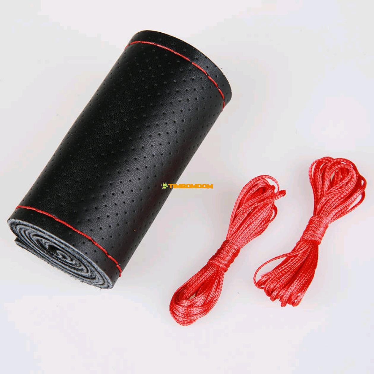 Car Genuine Leather Hand-Sewn Steering Wheel Cover Four Seasons Universal Non-Slip Car Genuine Leather Hand-Sewn Steering Wheel Cover Four Seasons Universal Non-Slip