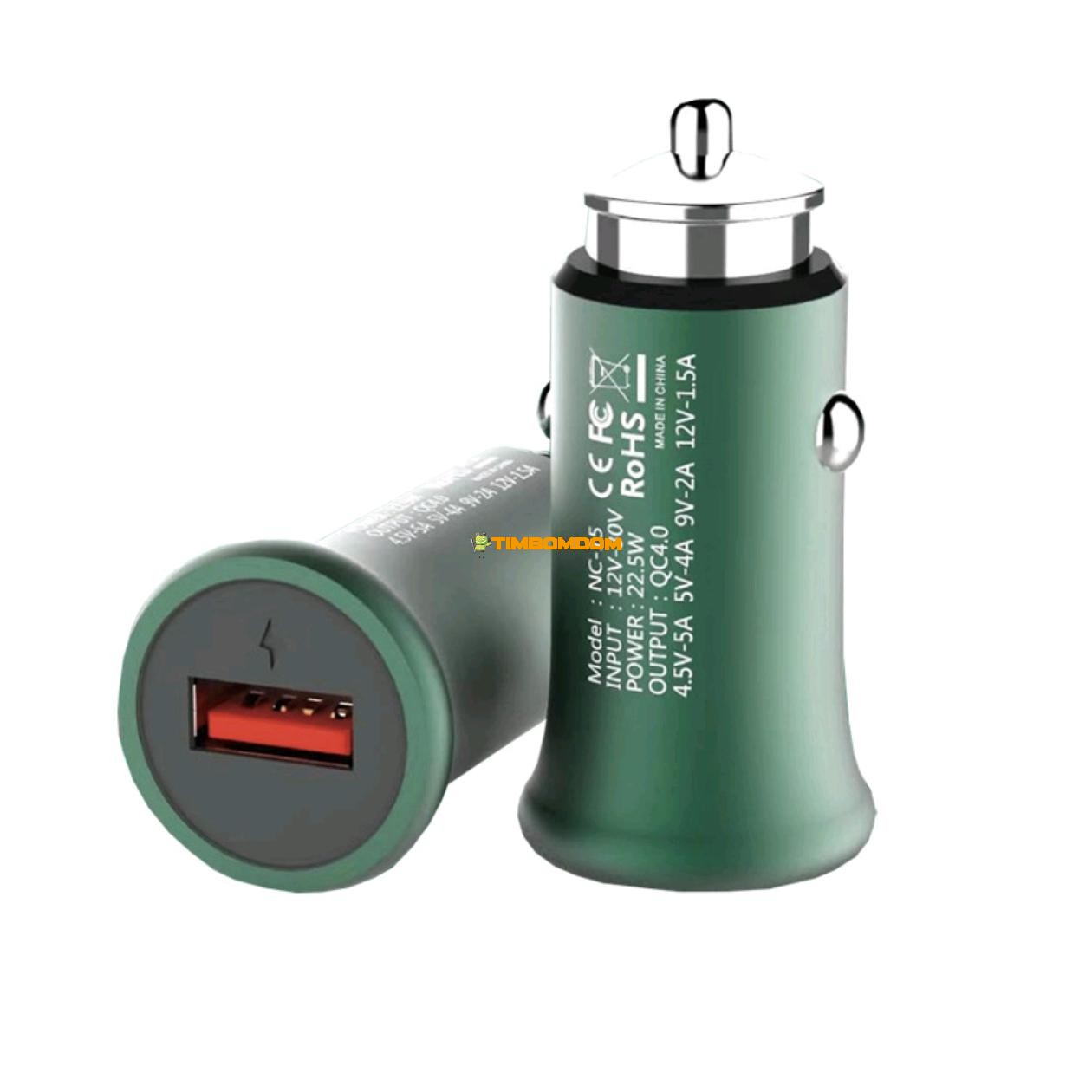 Car Phone Charger Fast Charge Cigarette Lighter Single Port USB Metal Car Phone Charger Fast Charge Cigarette Lighter Single Port USB Metal