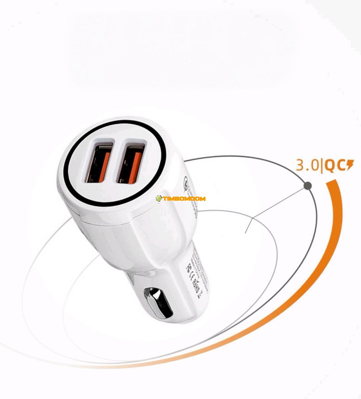 Car Fast Charge Flash Charge Charger Applicable to Android Apple Universal Car Fast Charge Flash Charge Charger Applicable to Android Apple Universal