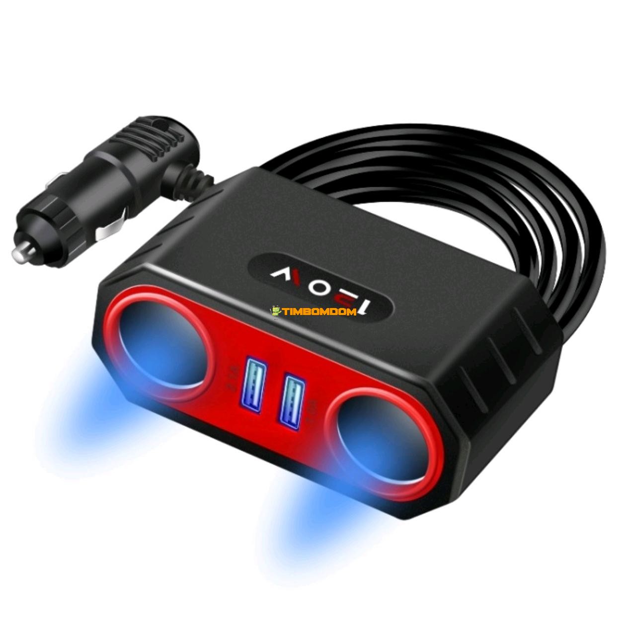 Car Supplies Car Cigarette Lighter One for Two Multifunctional Car Supplies Car Cigarette Lighter One for Two Multifunctional