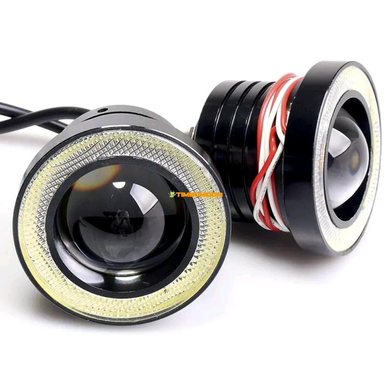 Car LED Lens Fog Light COB Daytime Running Light RGB Colorful Remote Control Car LED Lens Fog Light COB Daytime Running Light RGB Colorful Remote Control