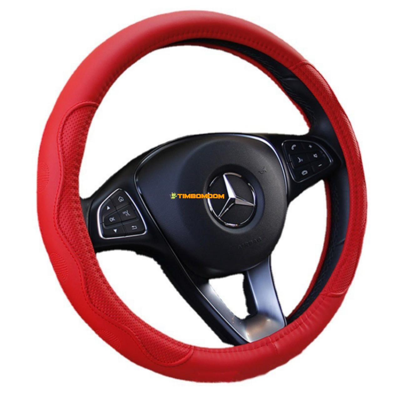Car Steering Wheel Cover Universal Type Four Seasons Leather Handle Cover Non-Slip Car Steering Wheel Cover Universal Type Four Seasons Leather Handle Cover Non-Slip