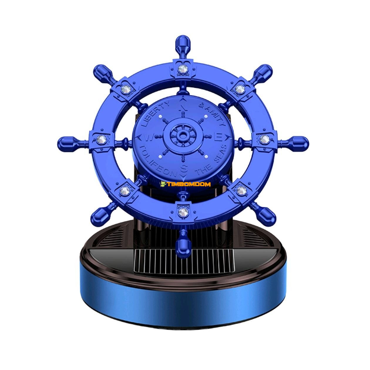 Solar Rotating Car Aroma Diffuser Metal Ship Rudder Car Perfume Solar Rotating Car Aroma Diffuser Metal Ship Rudder Car Perfume